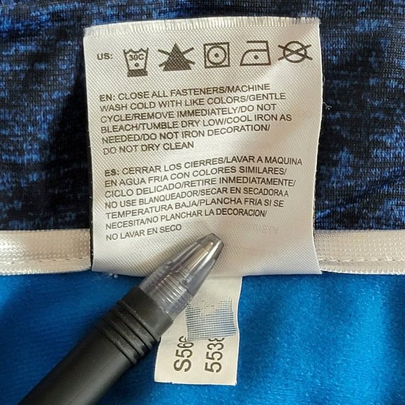 And1 Jacket Mens Medium Blue Logo Long Sleeve Full Zip Knit Track - Picture 14 of 14